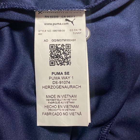 Men’s XXL PUMA Icon Golf Polo in Peacoat, New w/Tags, Baskin31Robbins Promo item - Picture 10 of 11